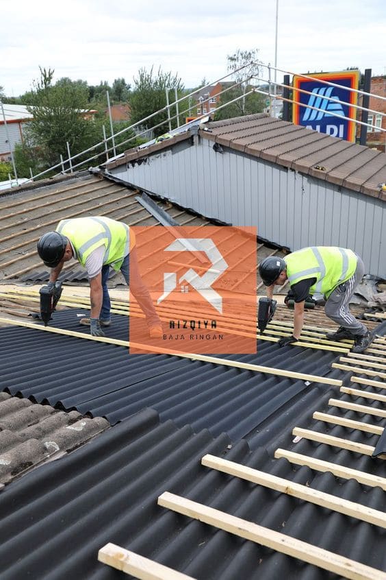 Jasa tukang Pasang atap rumah baja ringan murah - rizqiyabajaringan.com 026 Jasa tukang Pasang atap rumah baja ringan murah - rizqiyabajaringan.com 026